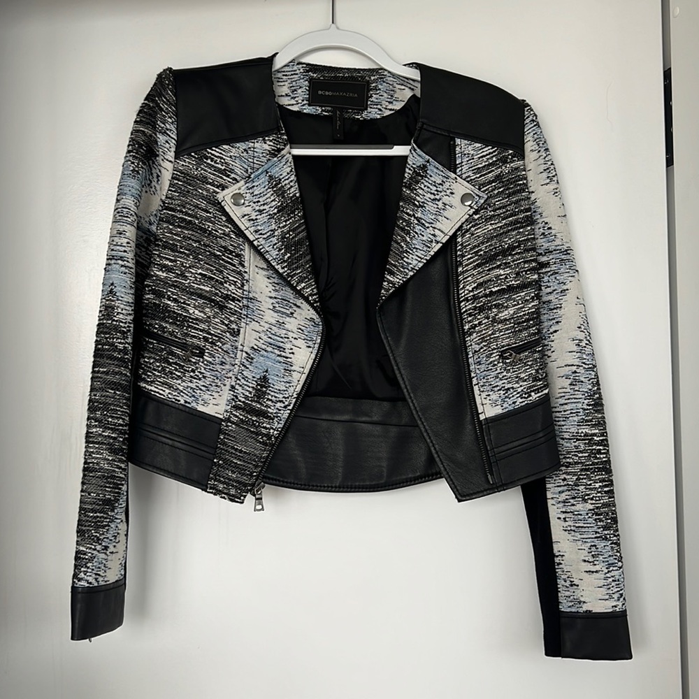 Vegan leather BCBG Jacket